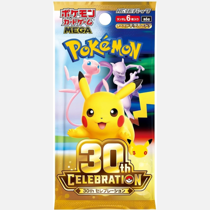 Pokemon 30th Celebration Japanese Booster Box [M6A]